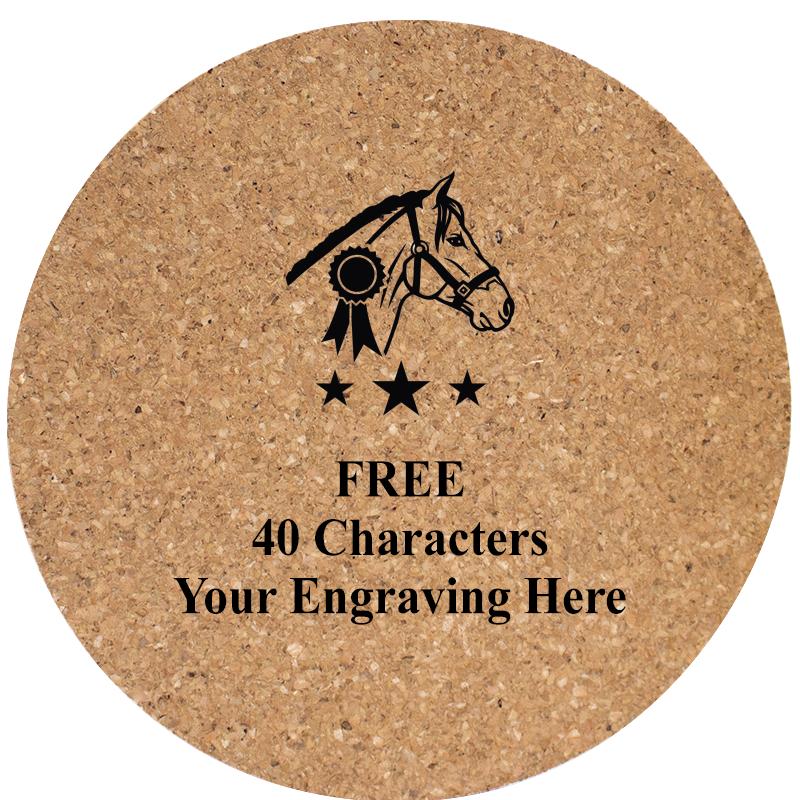 4" COASTER ROUND CORK