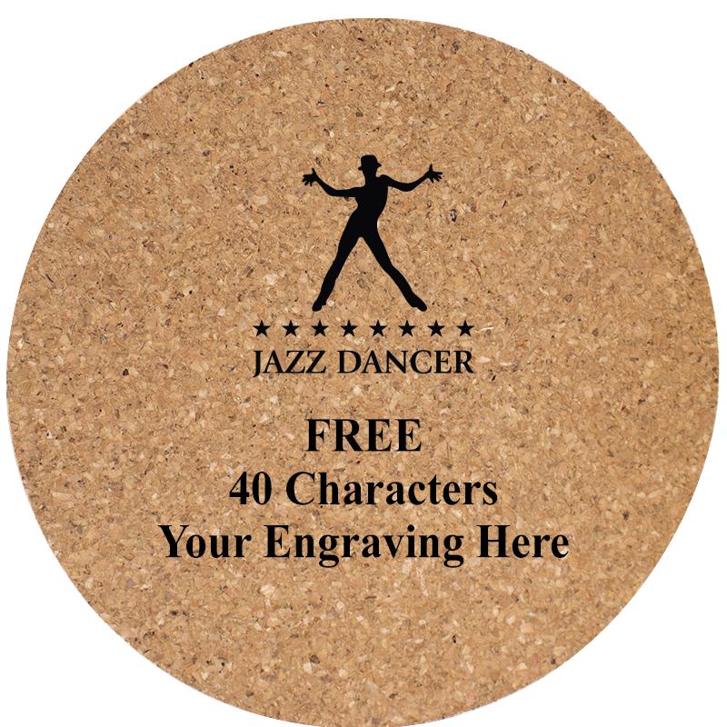 4" COASTER ROUND CORK