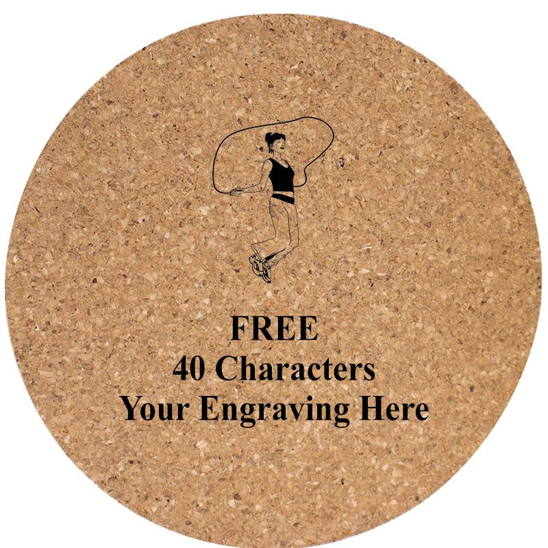 4" COASTER ROUND CORK