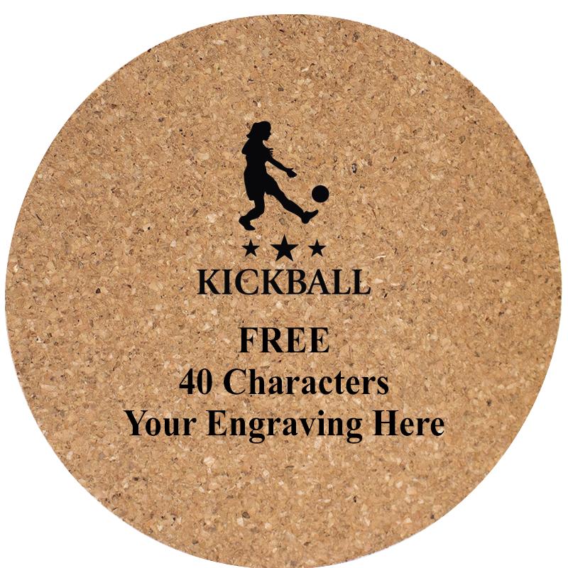 4" COASTER ROUND CORK