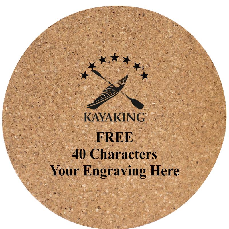 4" COASTER ROUND CORK