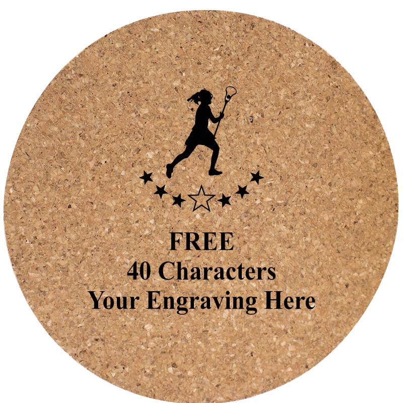 4" COASTER ROUND CORK