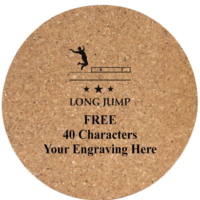 4" COASTER ROUND CORK