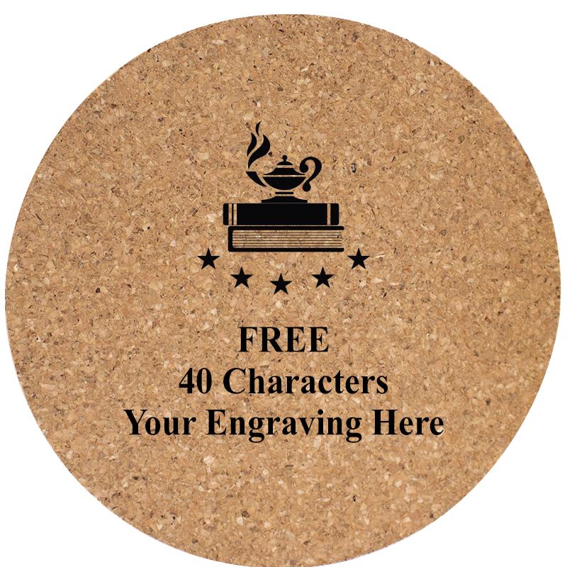 4" COASTER ROUND CORK