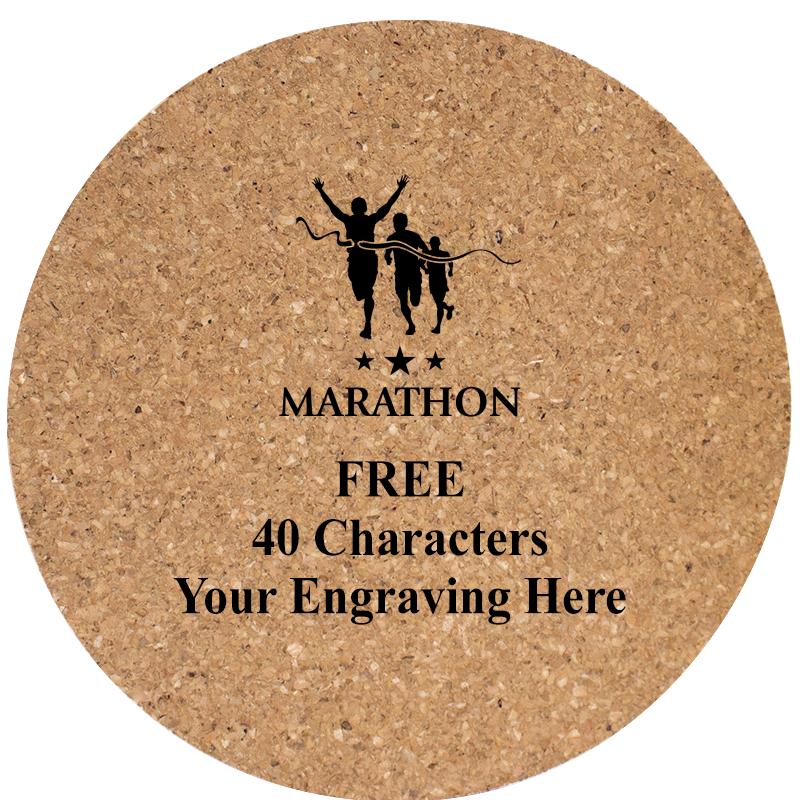 4" COASTER ROUND CORK