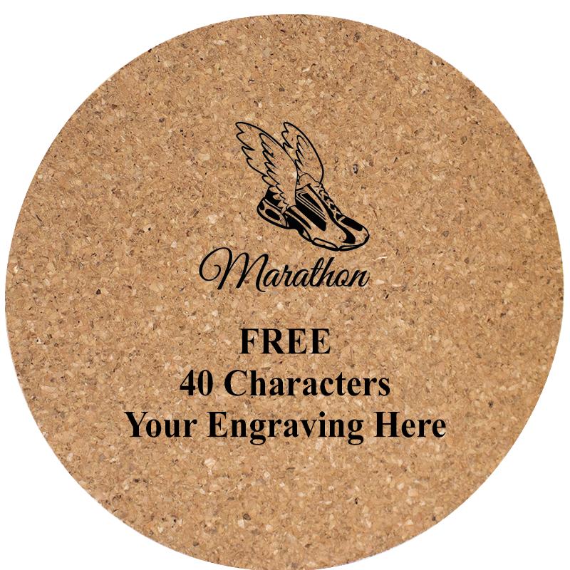 4" COASTER ROUND CORK