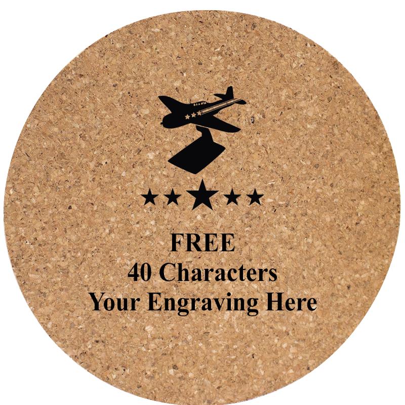 4" COASTER ROUND CORK