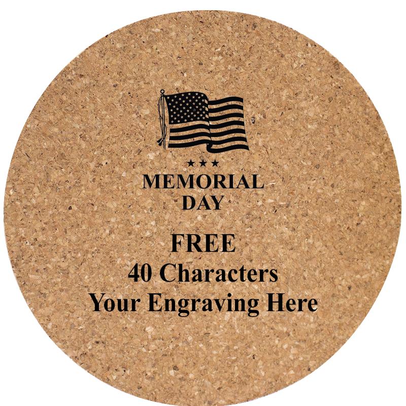 4" COASTER ROUND CORK