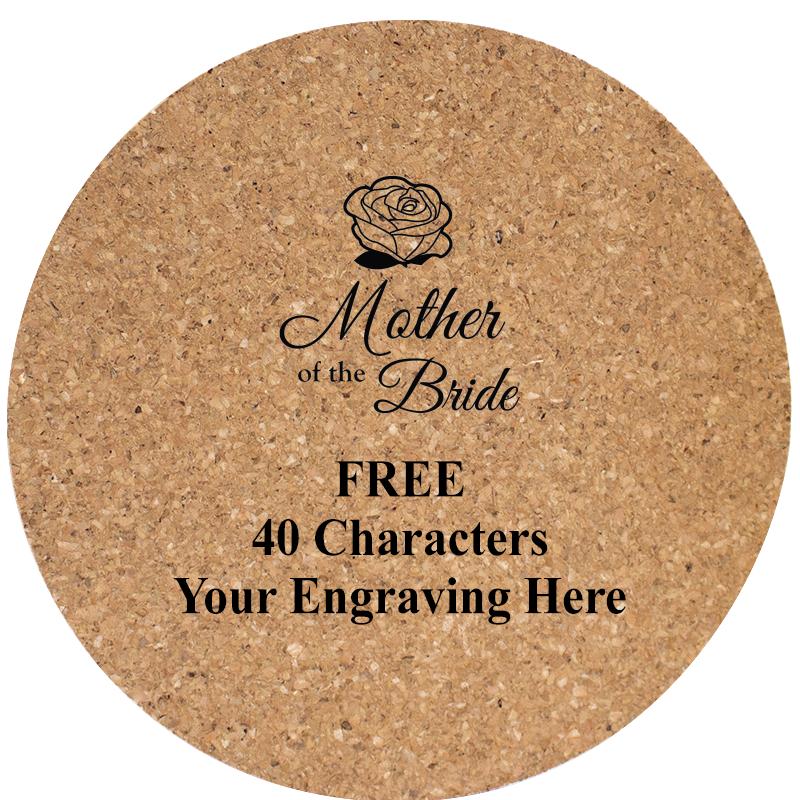 4" COASTER ROUND CORK
