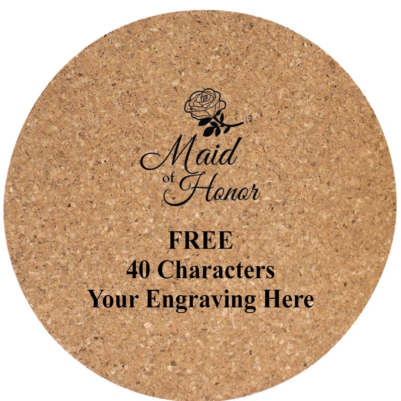 4" COASTER ROUND CORK