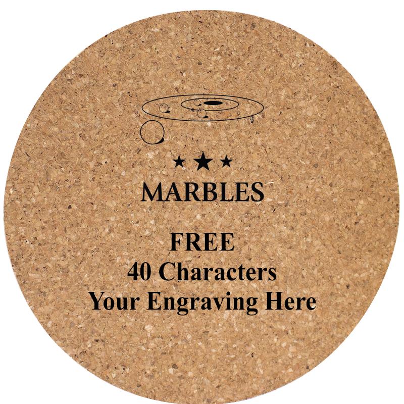 4" COASTER ROUND CORK