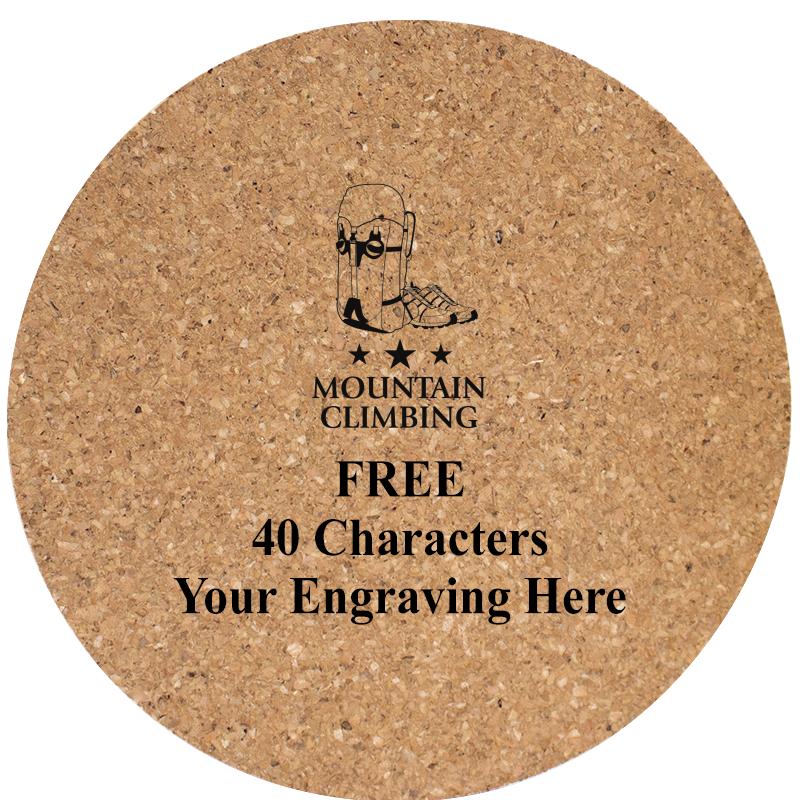 4" COASTER ROUND CORK