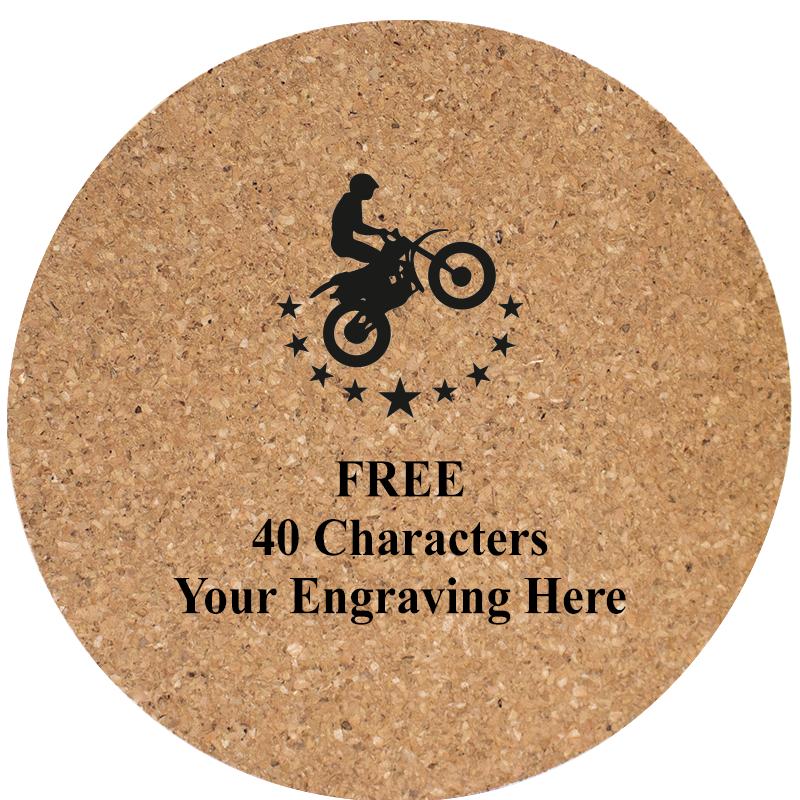 4" COASTER ROUND CORK