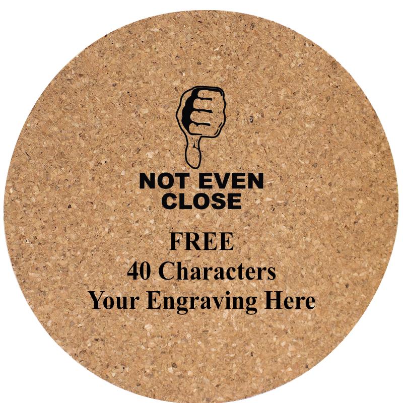 4" COASTER ROUND CORK