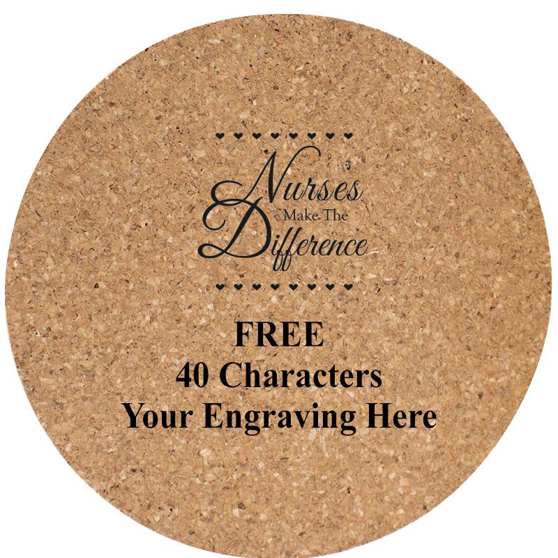 4" COASTER ROUND CORK