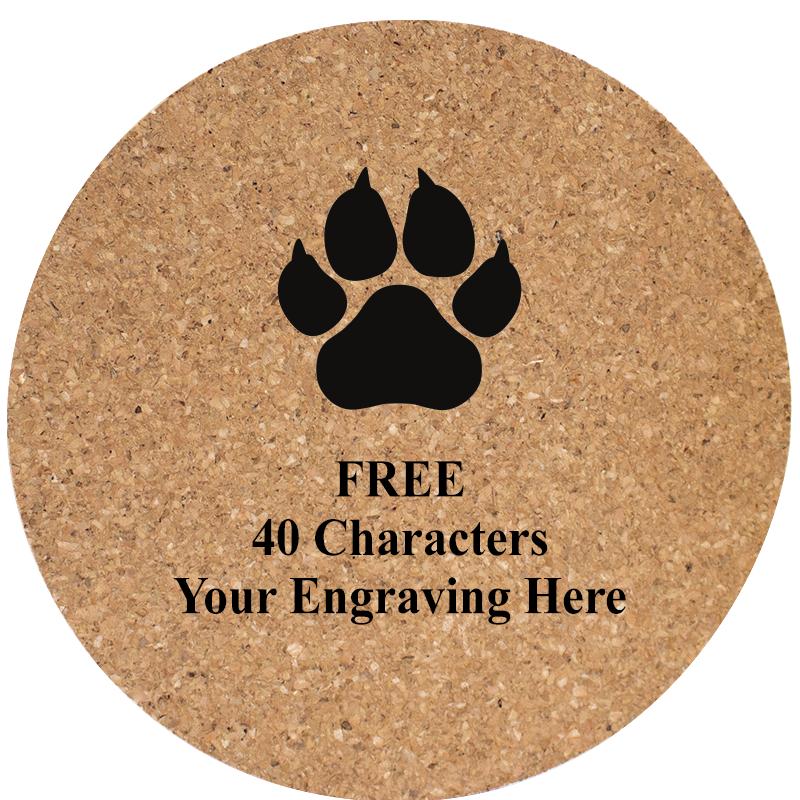 4" COASTER ROUND CORK