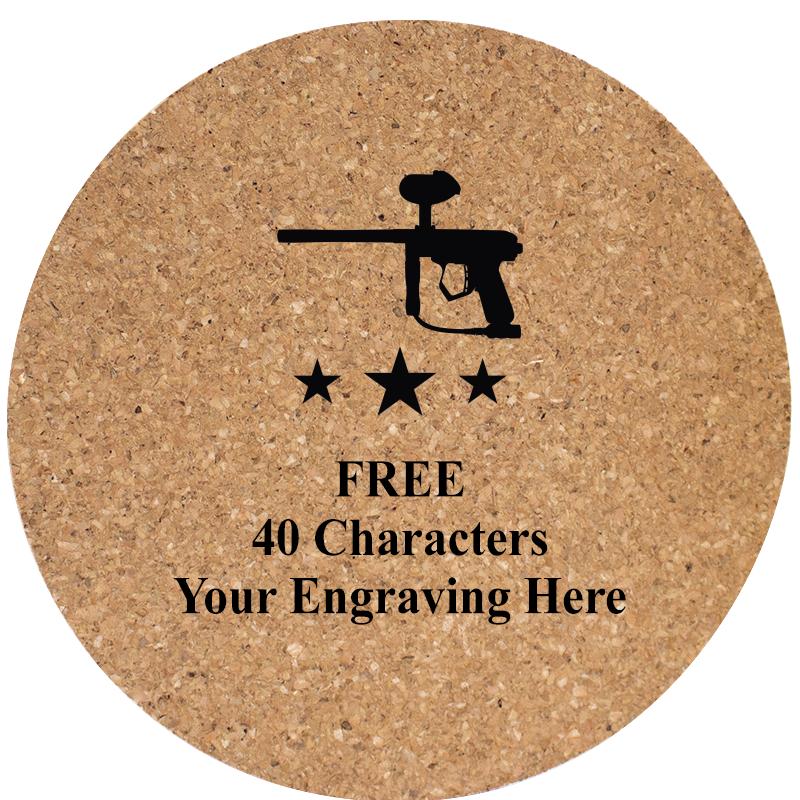 4" COASTER ROUND CORK