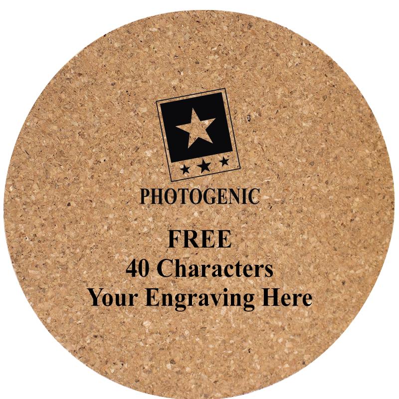 4" COASTER ROUND CORK