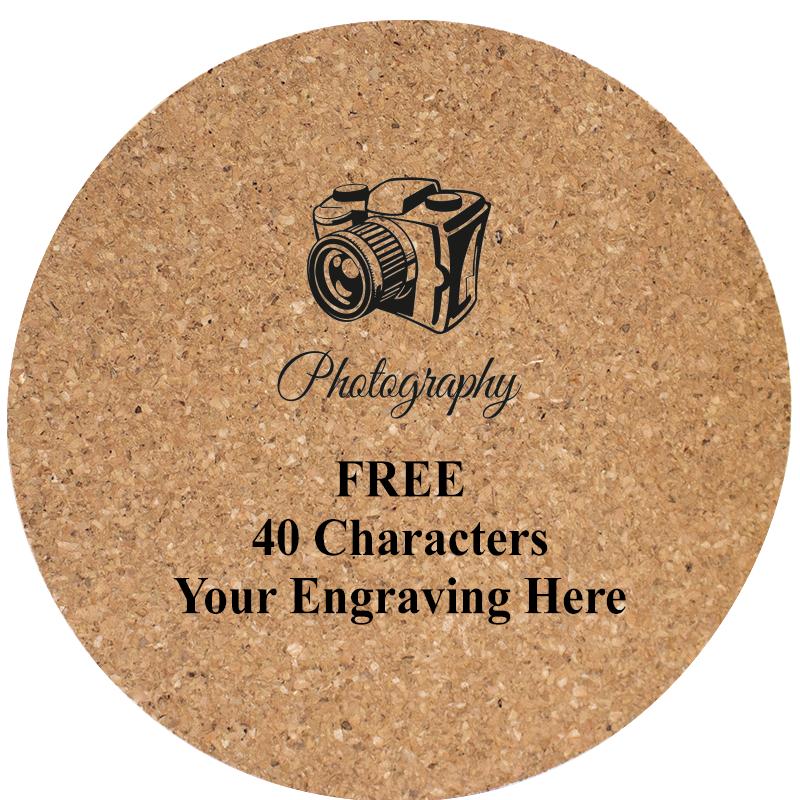 4" COASTER ROUND CORK