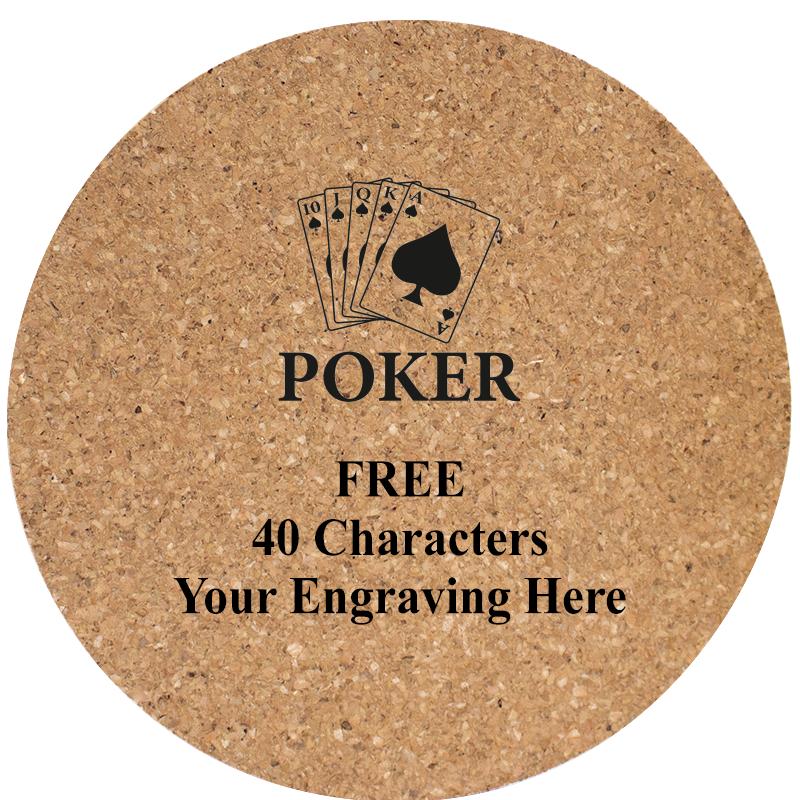 4" COASTER ROUND CORK