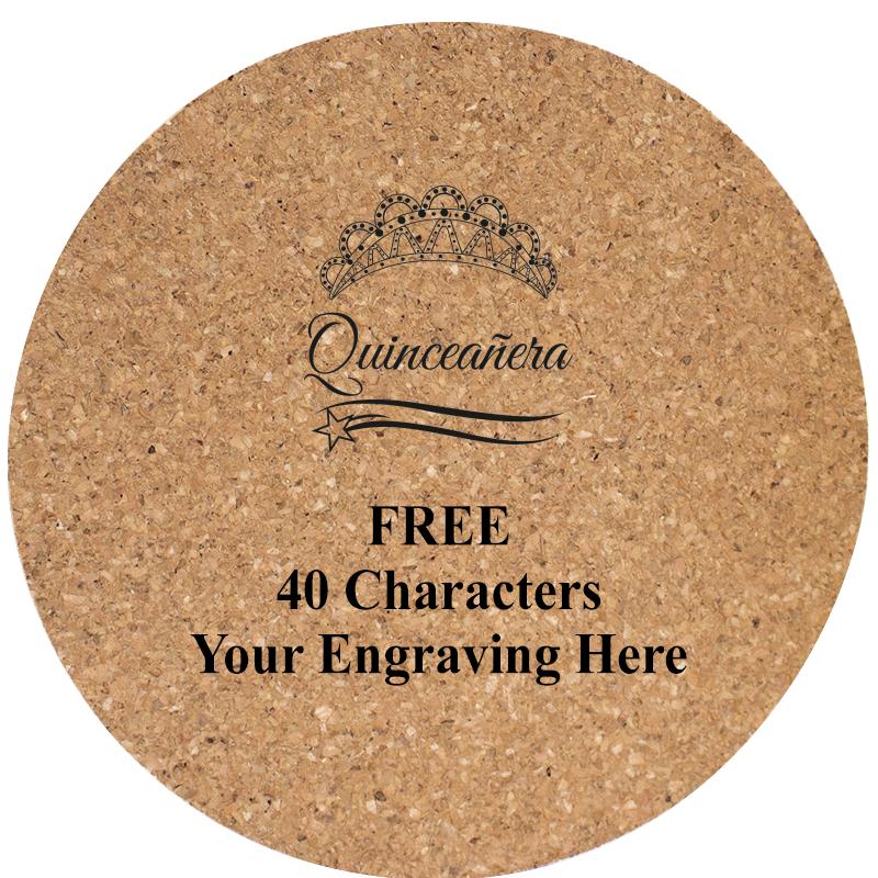 4" COASTER ROUND CORK