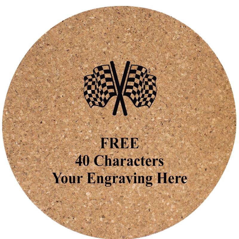 4" COASTER ROUND CORK