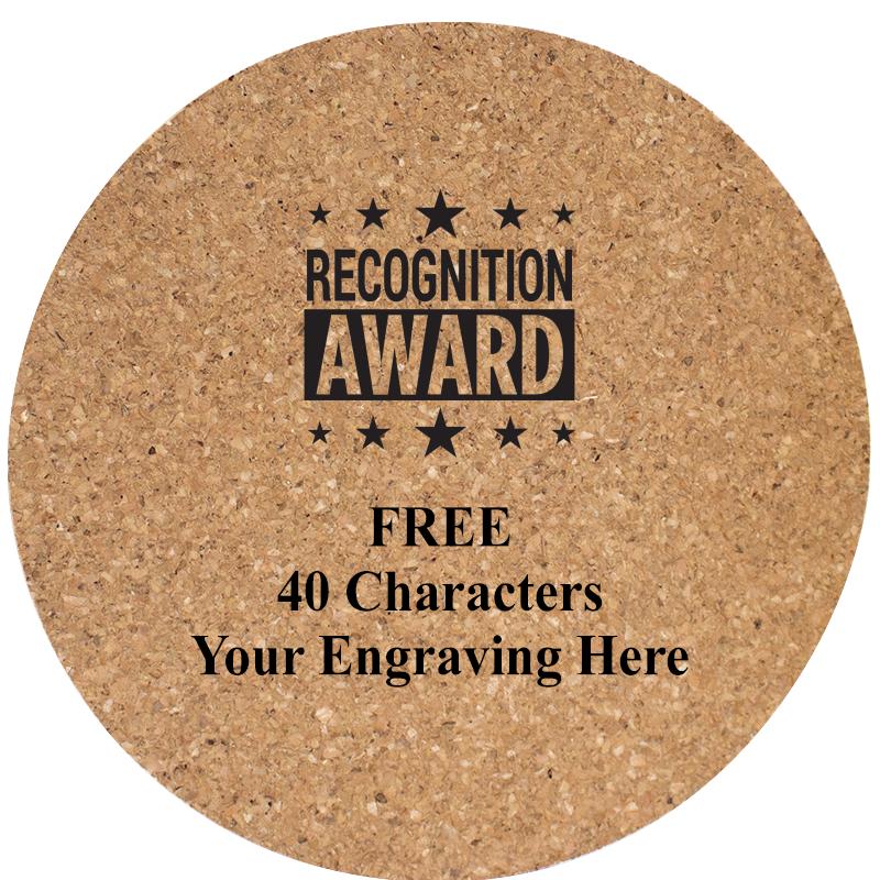 4" COASTER ROUND CORK