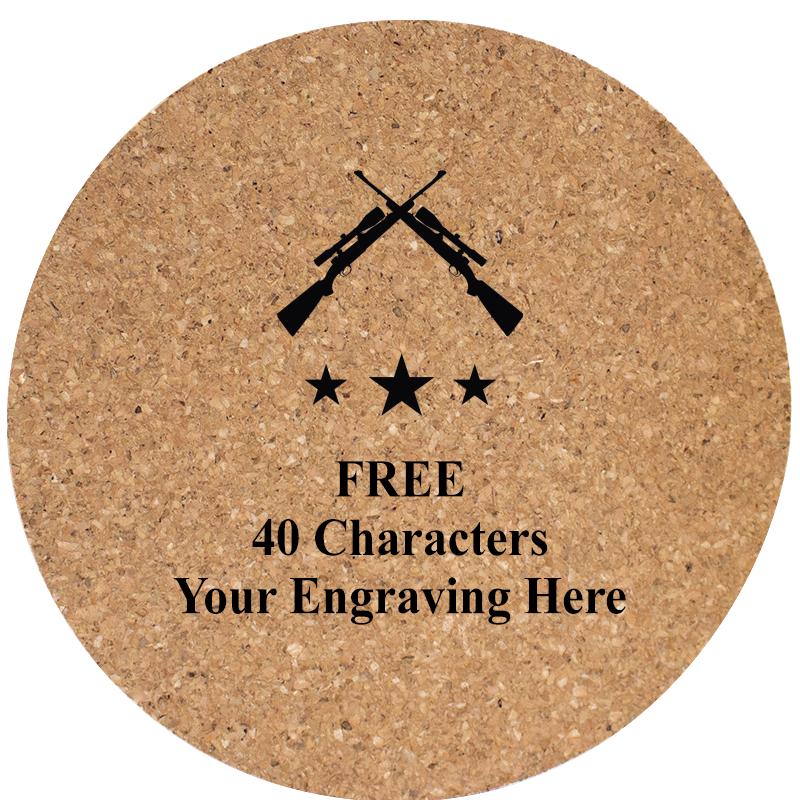 4" COASTER ROUND CORK