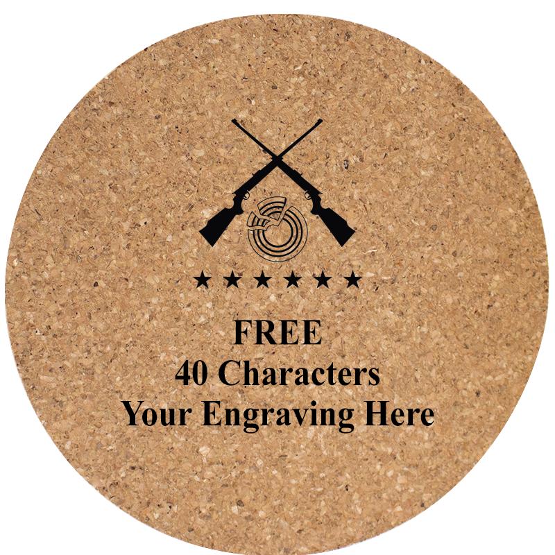 4" COASTER ROUND CORK