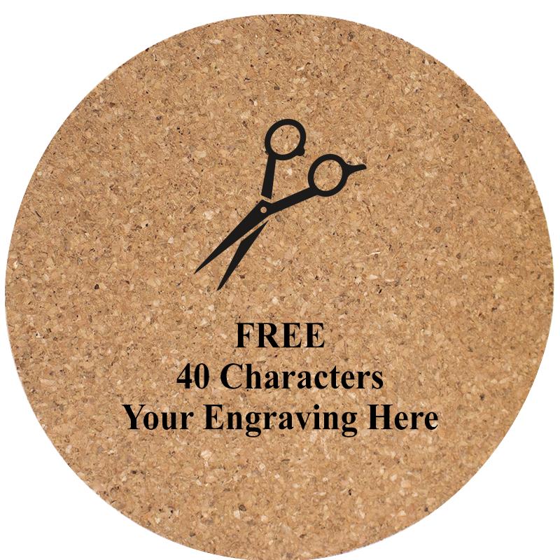 4" COASTER ROUND CORK