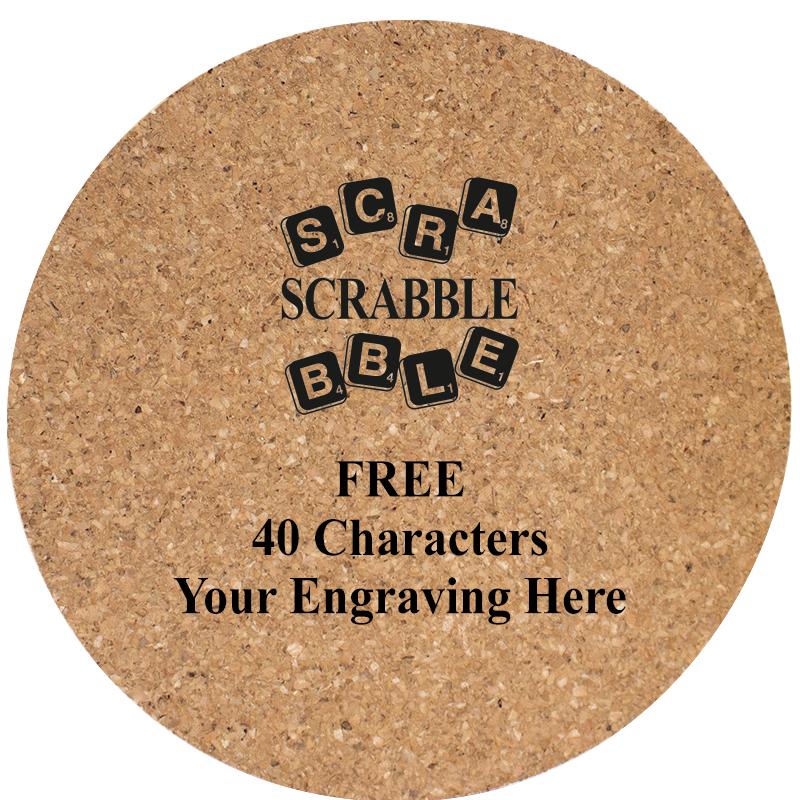 4" COASTER ROUND CORK