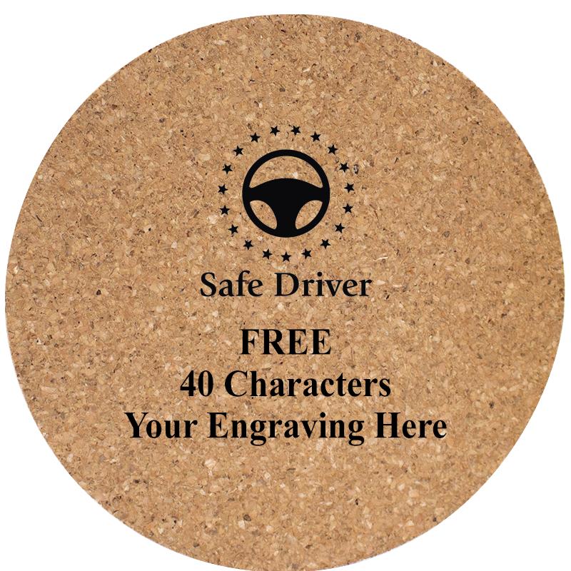 4" COASTER ROUND CORK