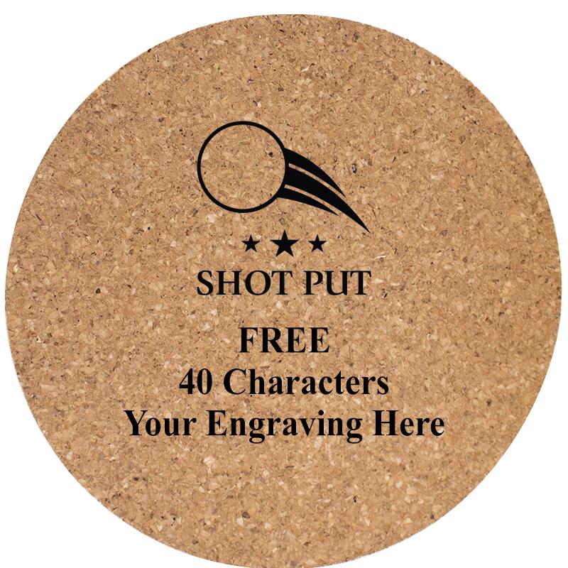 4" COASTER ROUND CORK