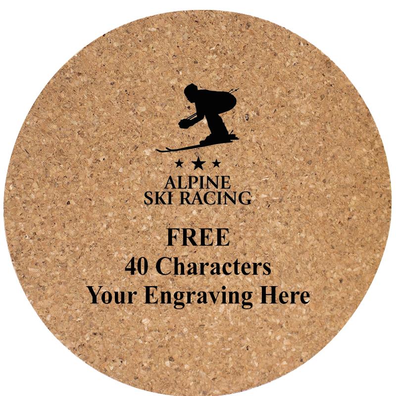 4" COASTER ROUND CORK