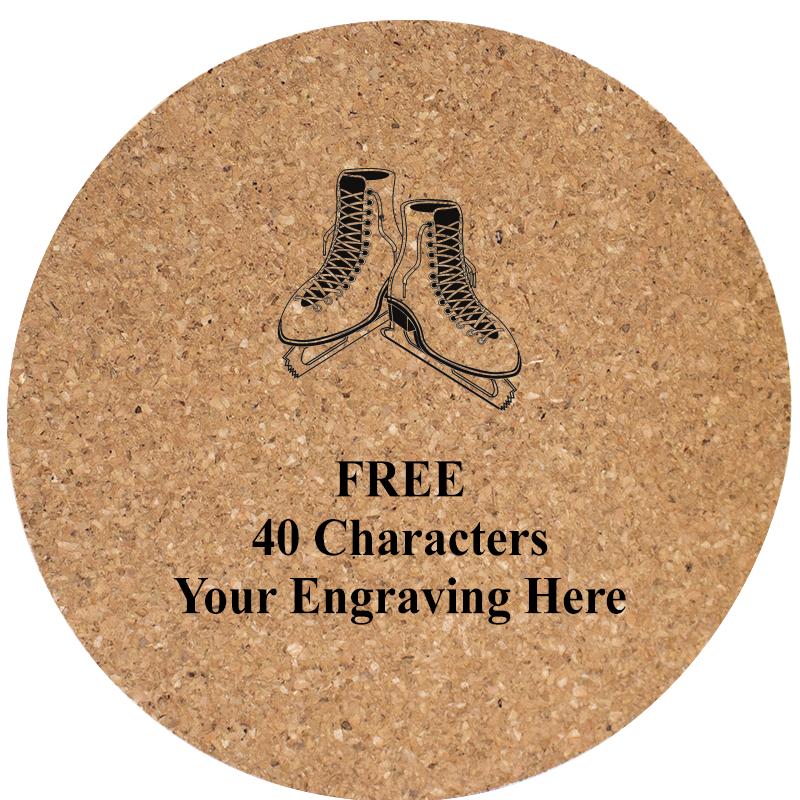 4" COASTER ROUND CORK