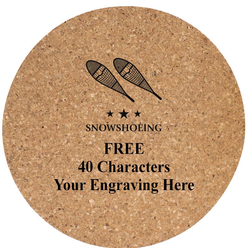 4" COASTER ROUND CORK