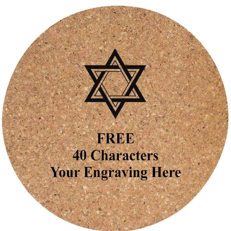 4" COASTER ROUND CORK