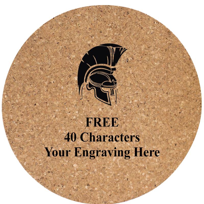 4" COASTER ROUND CORK