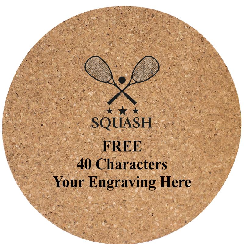 4" COASTER ROUND CORK