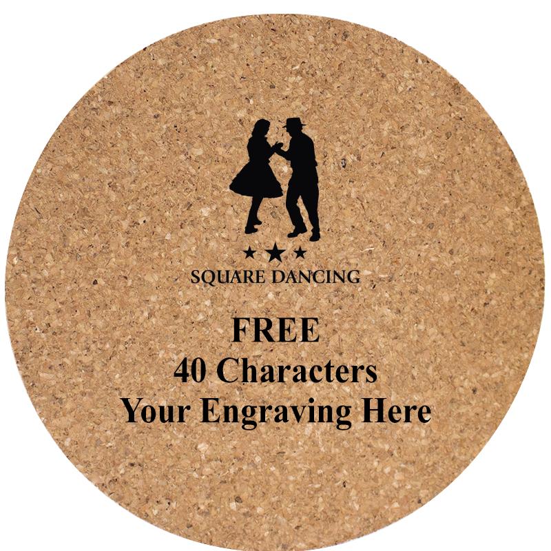 4" COASTER ROUND CORK