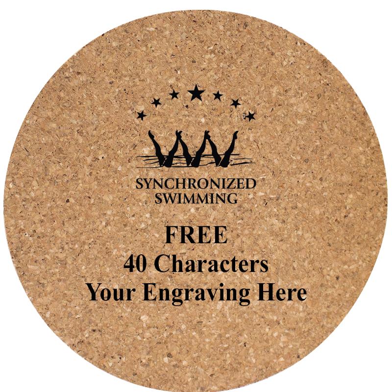 4" COASTER ROUND CORK