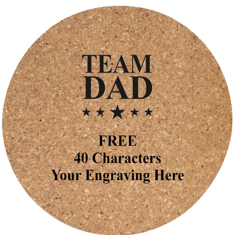 4" COASTER ROUND CORK