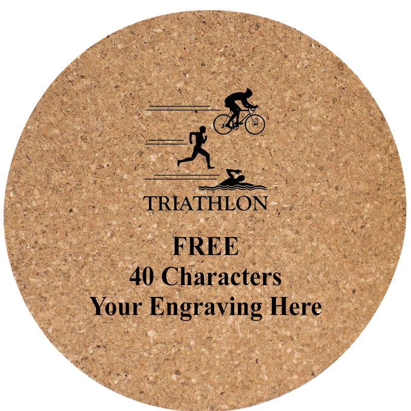 4" COASTER ROUND CORK