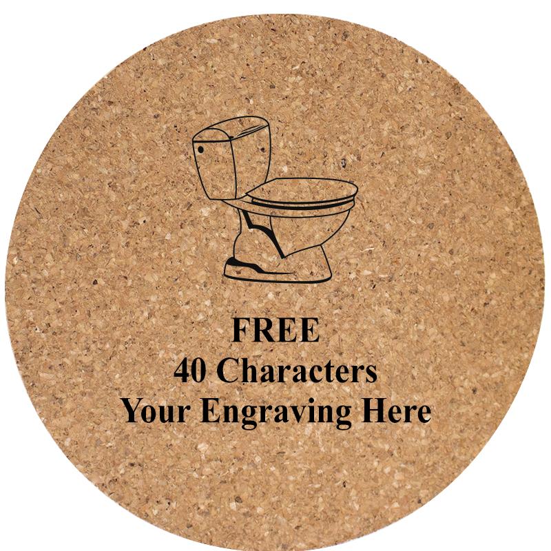 4" COASTER ROUND CORK