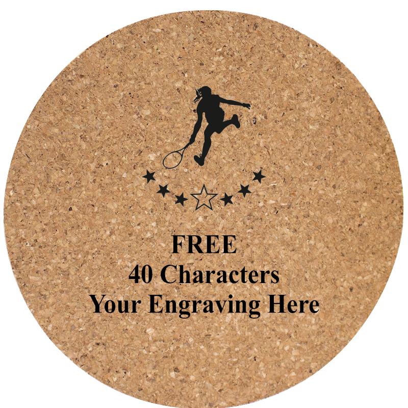 4" COASTER ROUND CORK