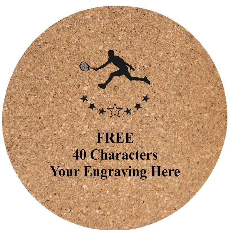 4" COASTER ROUND CORK