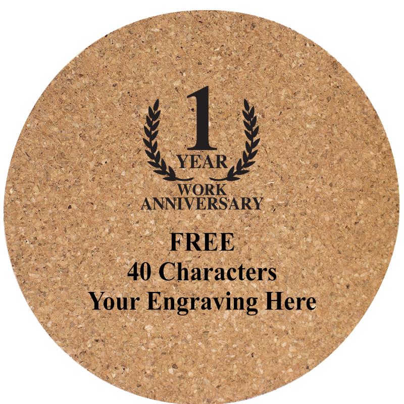 4" COASTER ROUND CORK