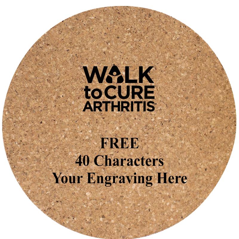 4" COASTER ROUND CORK