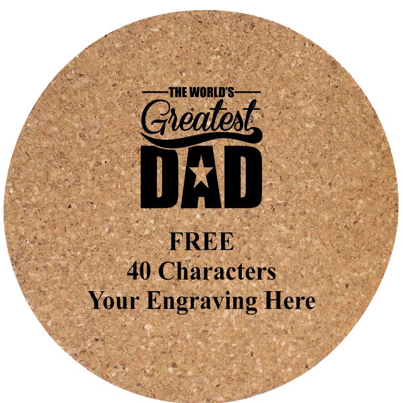 4" COASTER ROUND CORK