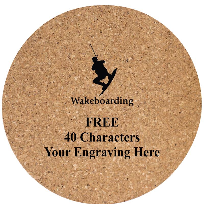 4" COASTER ROUND CORK